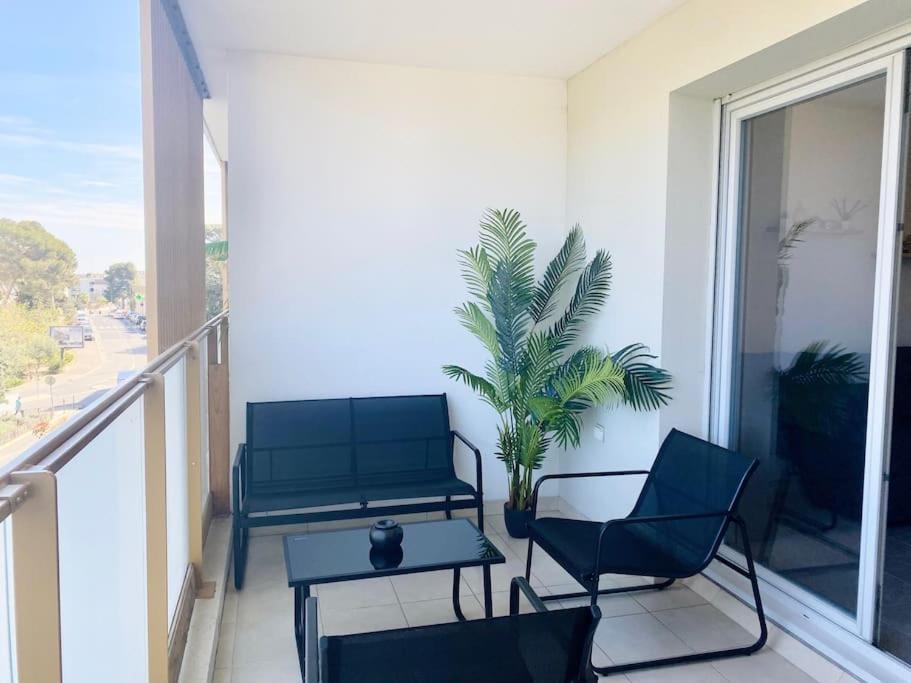Marcenac - T2 En Residence, Clim, Parking, Terrasse Sète Exterior foto